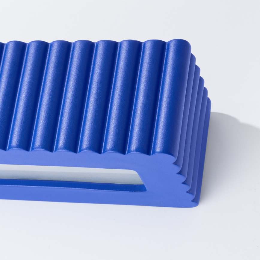 Wandlamp RIGATA 1xE27/15W/230V keramiek/blauw