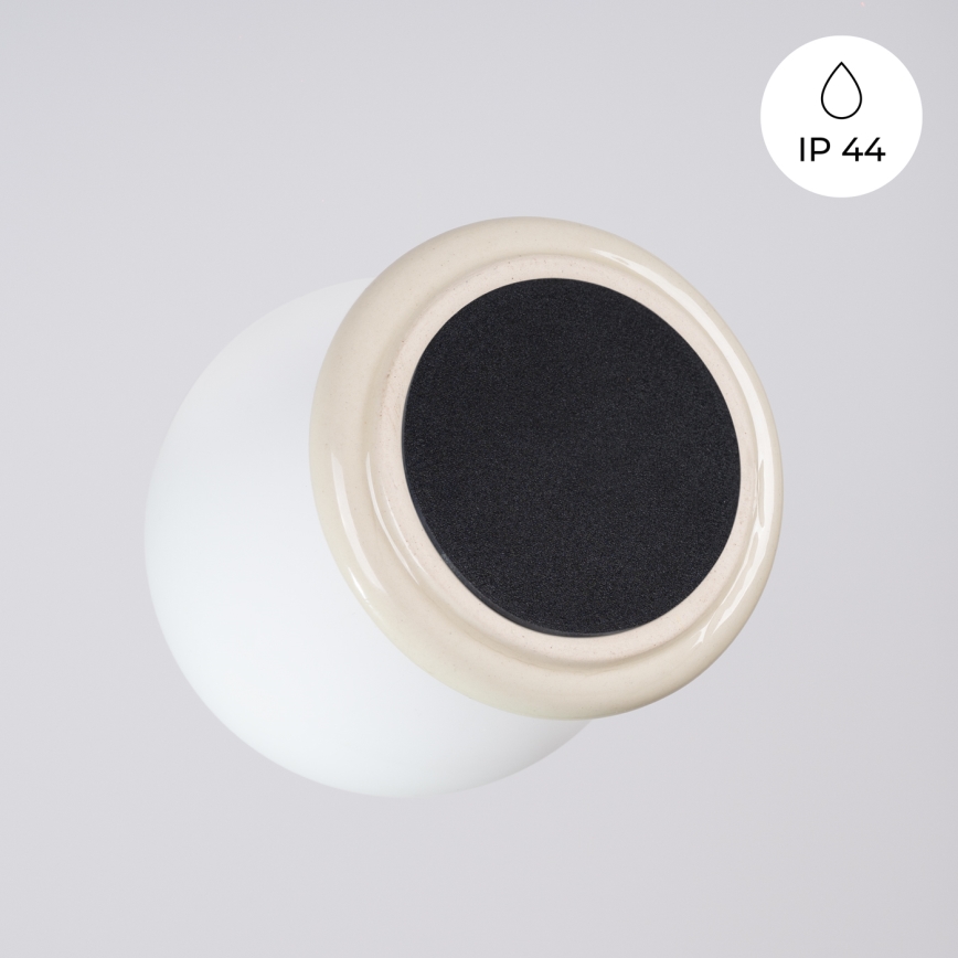 Badkamerwandlamp ZORI 1xG9/8W/230V IP44 beige