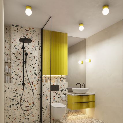 Wandlamp voor badkamer ZORI 1xG9/8W/230V IP44 geel