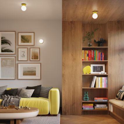 Wandlamp voor badkamer ZORI 1xG9/8W/230V IP44 geel