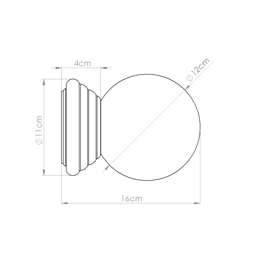 Wandlamp voor badkamer ZORI 1xG9/8W/230V IP44 geel