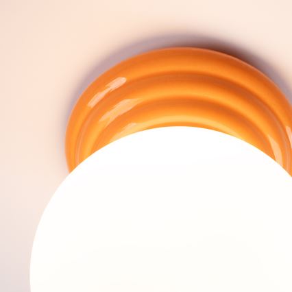 Badkamerwandlamp ZORI 1xG9/8W/230V IP44 oranje