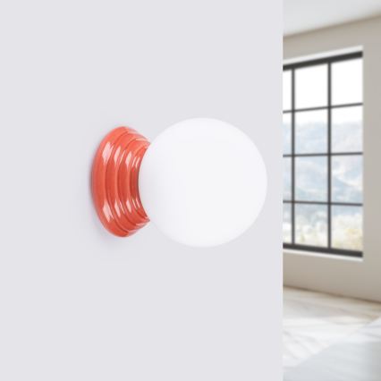 Badkamerwandlamp ZORI 1xG9/8W/230V IP44 roze