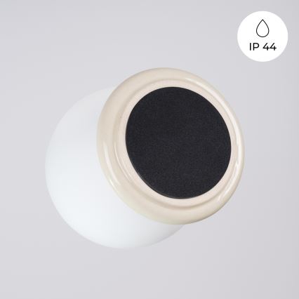 Badkamerplafondlamp ZORI 1xG9/8W/230V Ø 12 cm IP44 beige