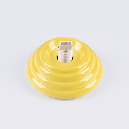 Badkamerplafondlamp ZORI 1xG9/8W/230V Ø 12 cm IP44 geel