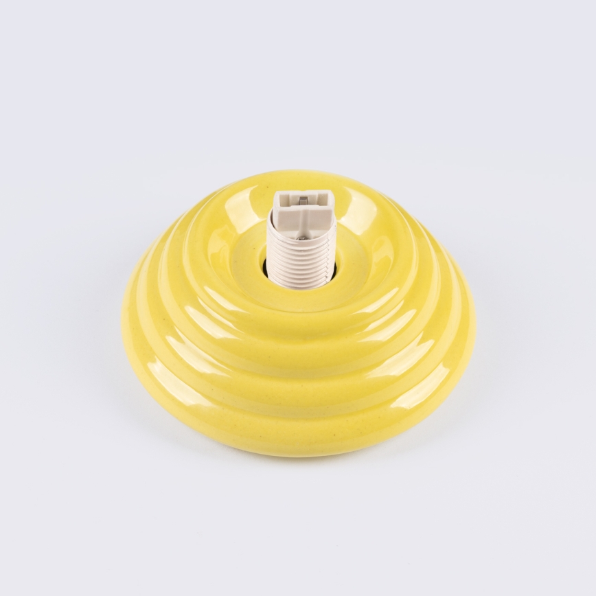 Badkamerplafondlamp ZORI 1xG9/8W/230V Ø 12 cm IP44 geel