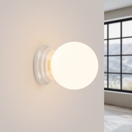 Badkamerwandlamp ZORI 1xG9/8W/230V IP44 wit