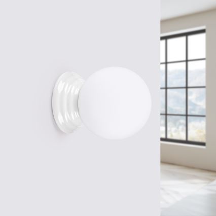 Badkamerwandlamp ZORI 1xG9/8W/230V IP44 wit