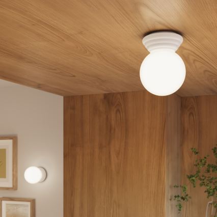 Plafondlamp ZORI voor de badkamer — 1x G9, 8 W, 230 V, Ø 12 cm, IP44, wit