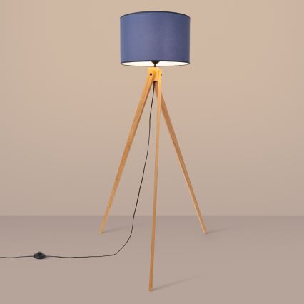 Vloerlamp NATT 1xE27/15W/230V blauw