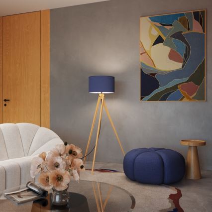 Vloerlamp NATT 1xE27/15W/230V blauw