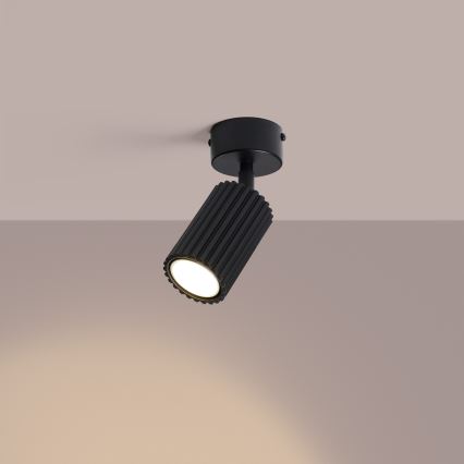Spotlamp KARBON 1xGU10/10W/230V zwart