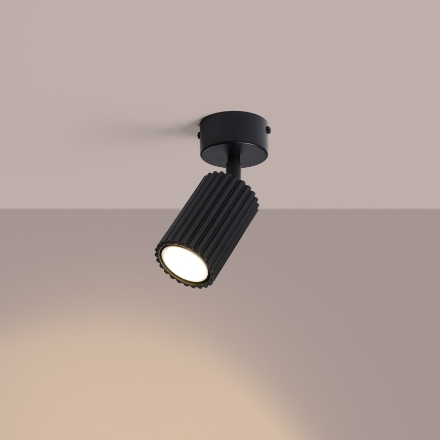 Spotlamp KARBON 1xGU10/10W/230V zwart