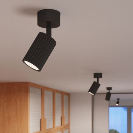 Spotlamp KARBON 1xGU10/10W/230V zwart