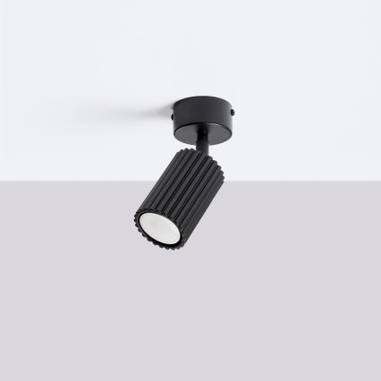 Spotlamp KARBON 1xGU10/10W/230V zwart