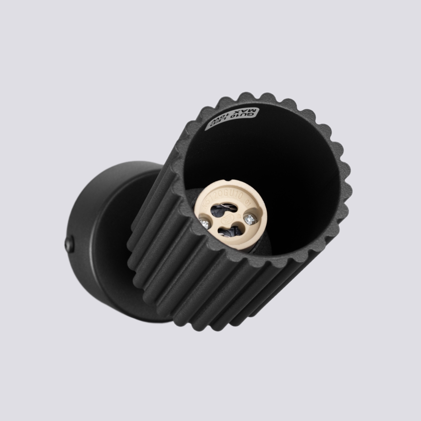 Spotlamp KARBON 1xGU10/10W/230V zwart