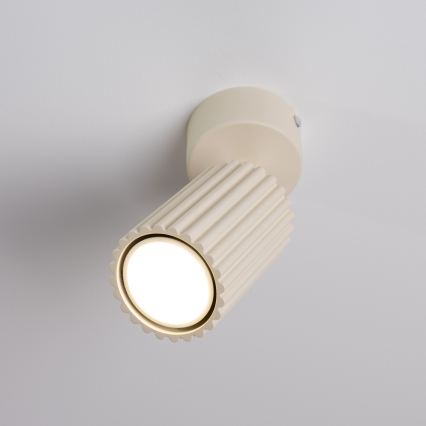 Spotlamp KARBON 1xGU10/10W/230V crème