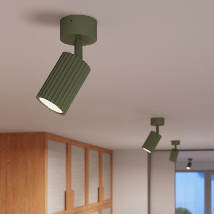 Opbouwspot KARBON 1xGU10/10W/230V groen