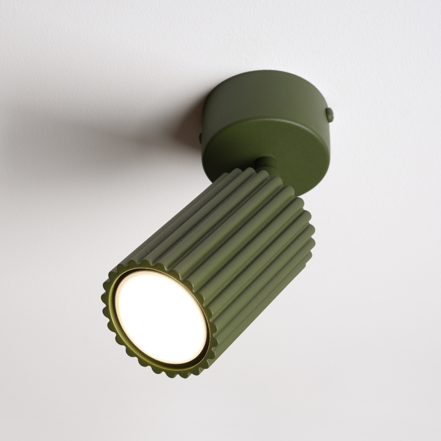 Opbouwspot KARBON 1xGU10/10W/230V groen