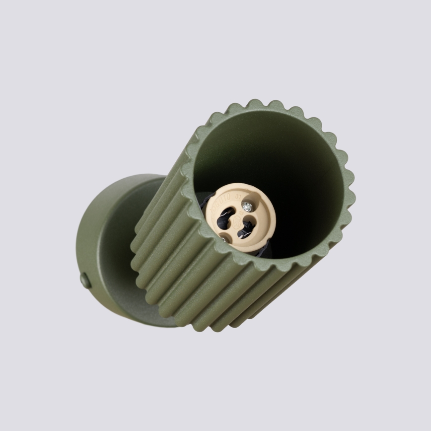Opbouwspot KARBON 1xGU10/10W/230V groen