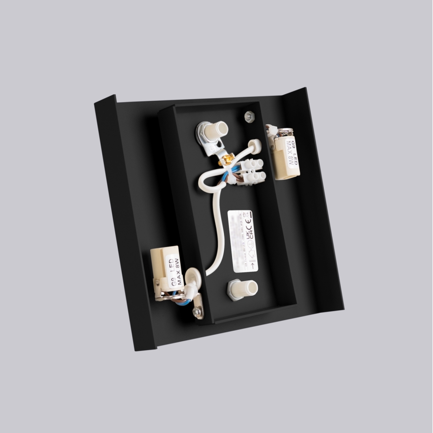 Wandlamp VANTA 2xG9/8W/230V zwart