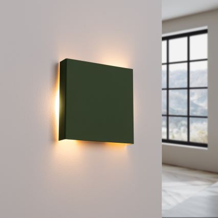 Wandlamp VANTA 2xG9/8W/230V groen
