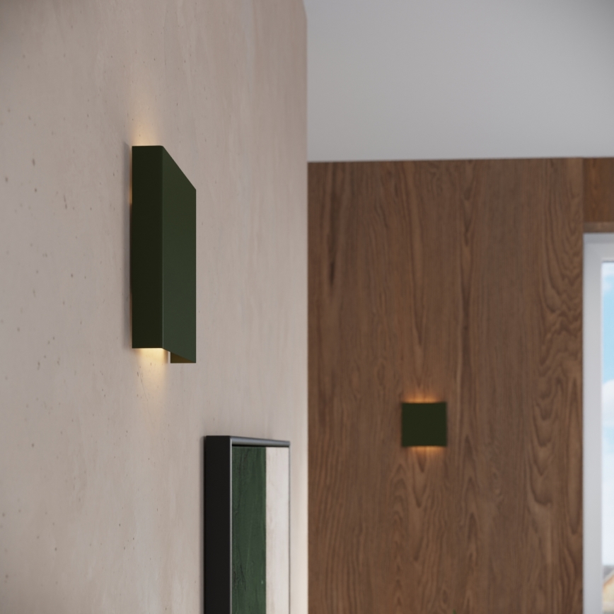 Wandlamp VANTA 2xG9/8W/230V groen