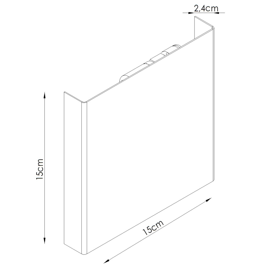 Wandlamp VANTA 2xG9/8W/230V groen