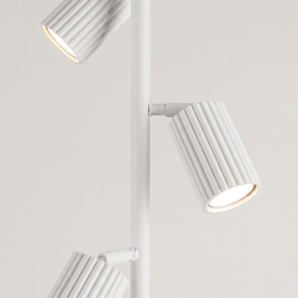 Witte vloerlamp KARBON 3xGU10/10W/230V