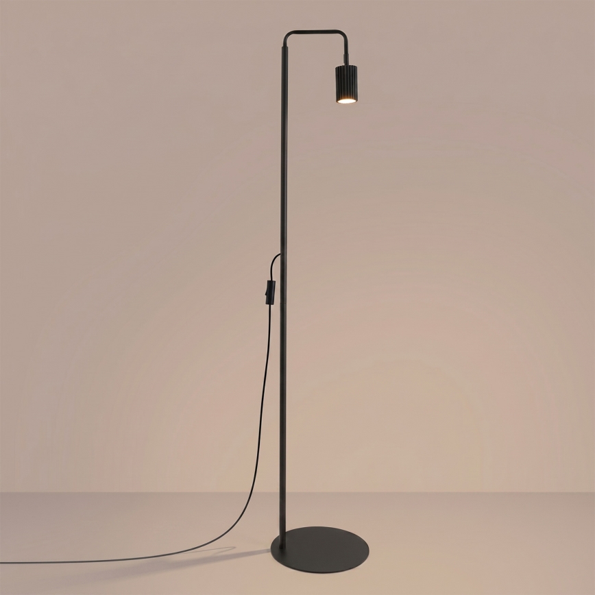 Vloerlamp KARBON 1x GU10/10W/230V zwart