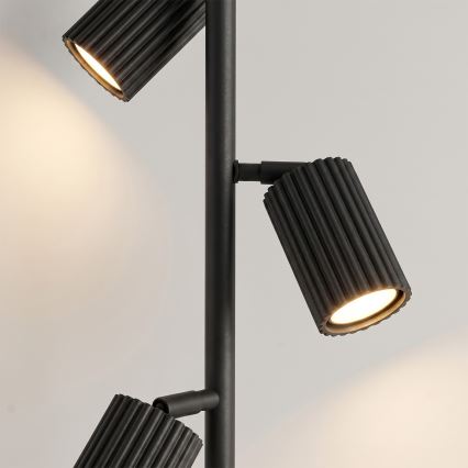 Vloerlamp KARBON 3xGU10/10W/230V zwart