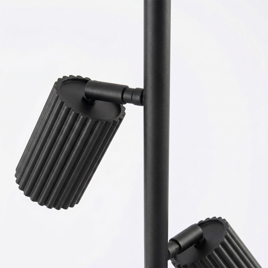 Vloerlamp KARBON 3xGU10/10W/230V zwart