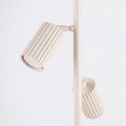 Vloerlamp KARBON 3xGU10/10W/230V crèmekleurig