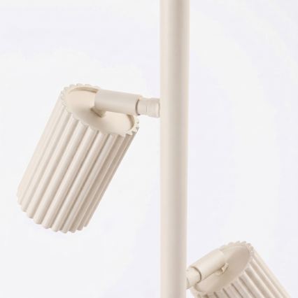 Vloerlamp KARBON 3xGU10/10W/230V crèmekleurig