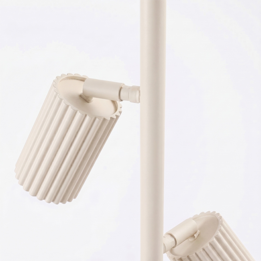 Vloerlamp KARBON 3xGU10/10W/230V crèmekleurig