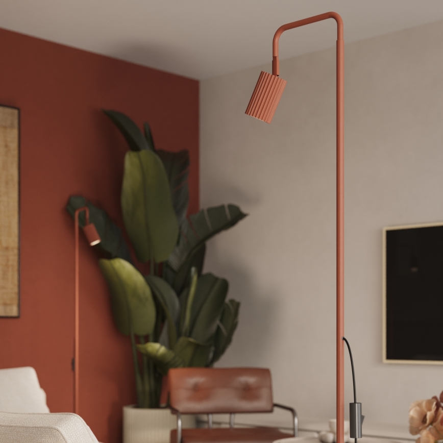 Staande lamp KARBON 1xGU10/10W/230V oranje