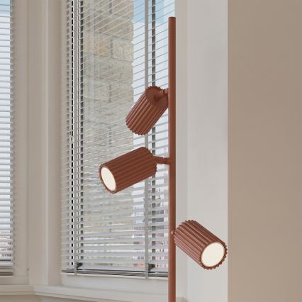 Vloerlamp KARBON 3xGU10/10W/230V oranje