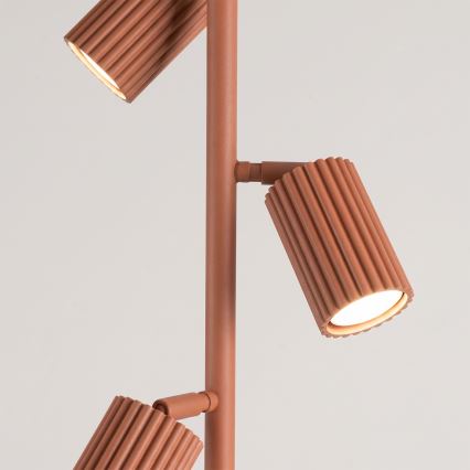 Vloerlamp KARBON 3xGU10/10W/230V oranje
