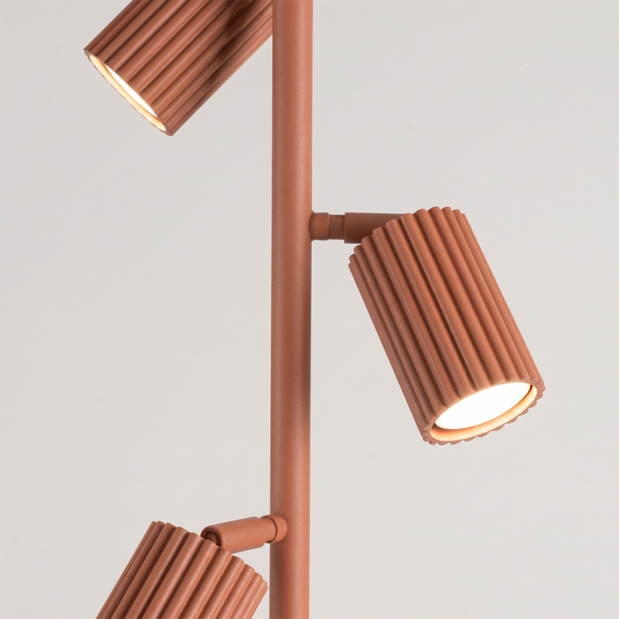 Vloerlamp KARBON 3xGU10/10W/230V oranje