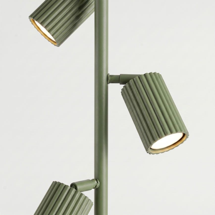 Vloerlamp KARBON 3xGU10/10W/230V groen