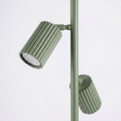 Vloerlamp KARBON 3xGU10/10W/230V groen