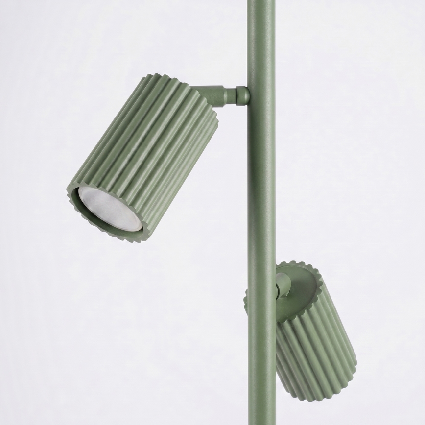 Vloerlamp KARBON 3xGU10/10W/230V groen