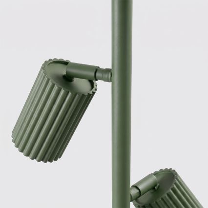 Vloerlamp KARBON 3xGU10/10W/230V groen