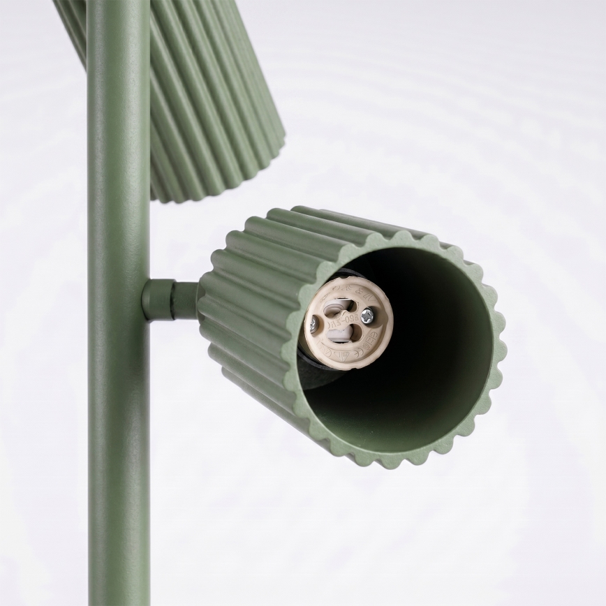 Vloerlamp KARBON 3xGU10/10W/230V groen