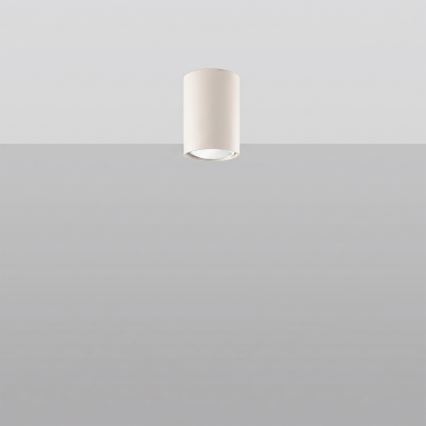 Plafondspot LAGOS 1xGU10/10W/230V 10 cm crème