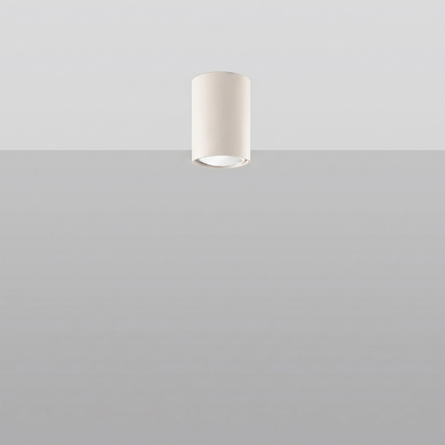 Plafondspot LAGOS 1xGU10/10W/230V 10 cm crème