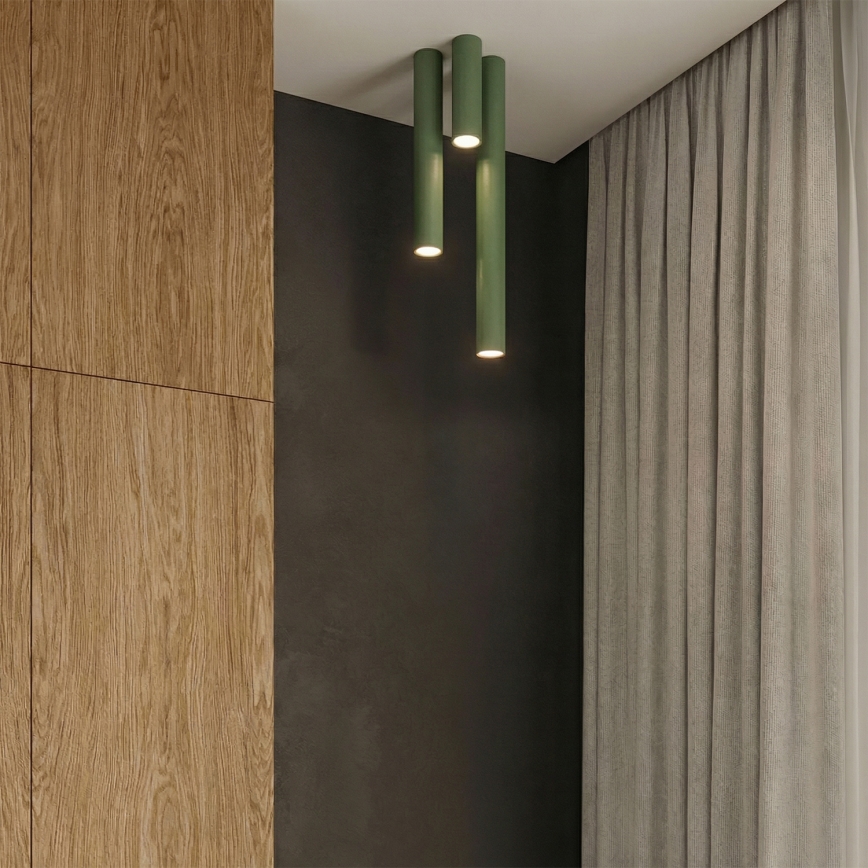 Spotlamp LAGOS 1xGU10/10W/230V 20 cm groen