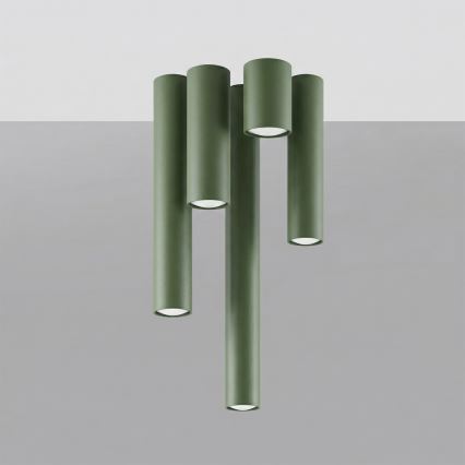 Spotlamp LAGOS 1xGU10/10W/230V 20 cm groen