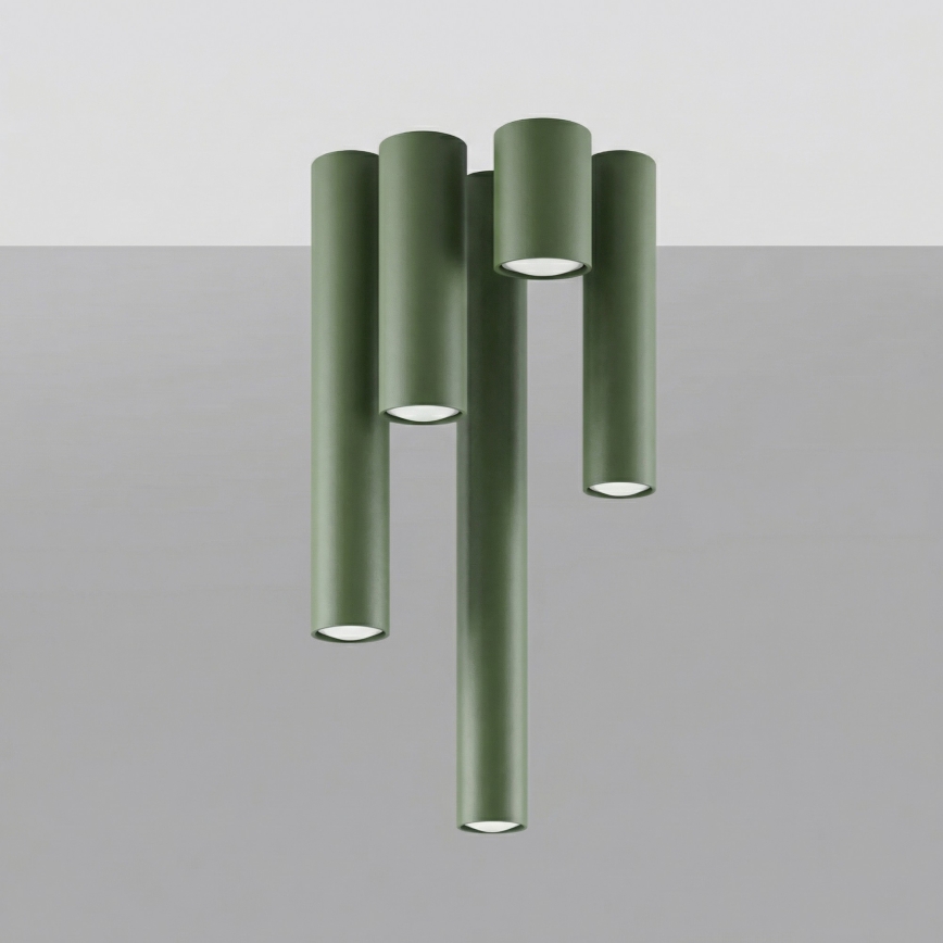 Spotlamp LAGOS 1xGU10/10W/230V 20 cm groen