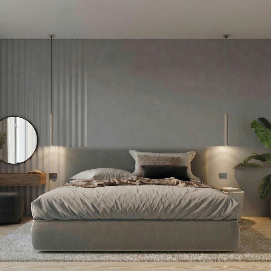 Hanglamp aan kabel PASTELO 1xG9/8W/230V taupe